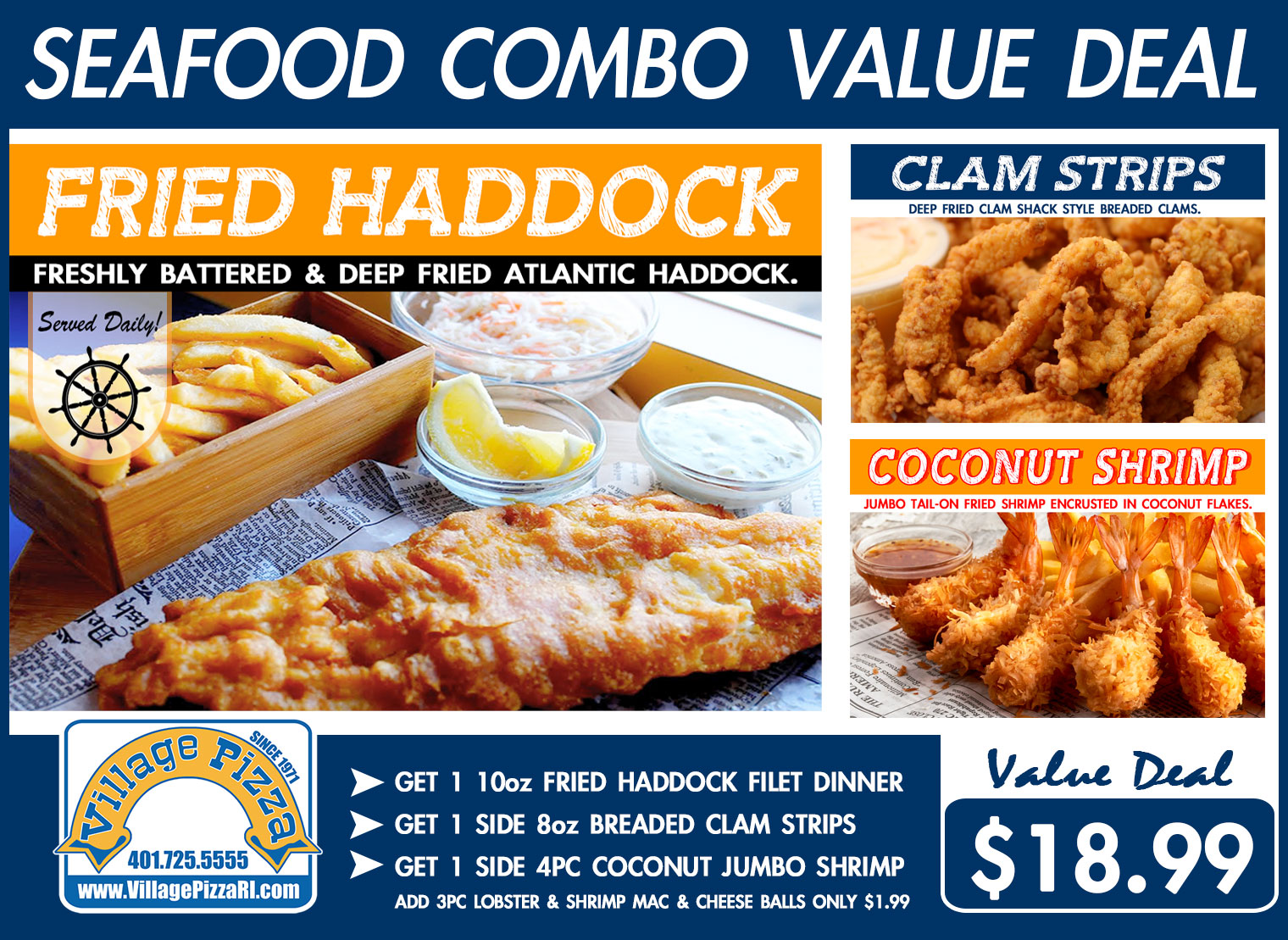 to Village Pizza! Order Online or Call Us 4017255555!